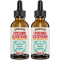 Jagielolia 2000MG Liposomal Glutathione Liquid, Made in The USA, Reduced Glutathione Supplement, Enhanced Absorption, Non-GMO, Powerful Antioxidant for Immune System, Energy, Aging Defense, 4 Floz