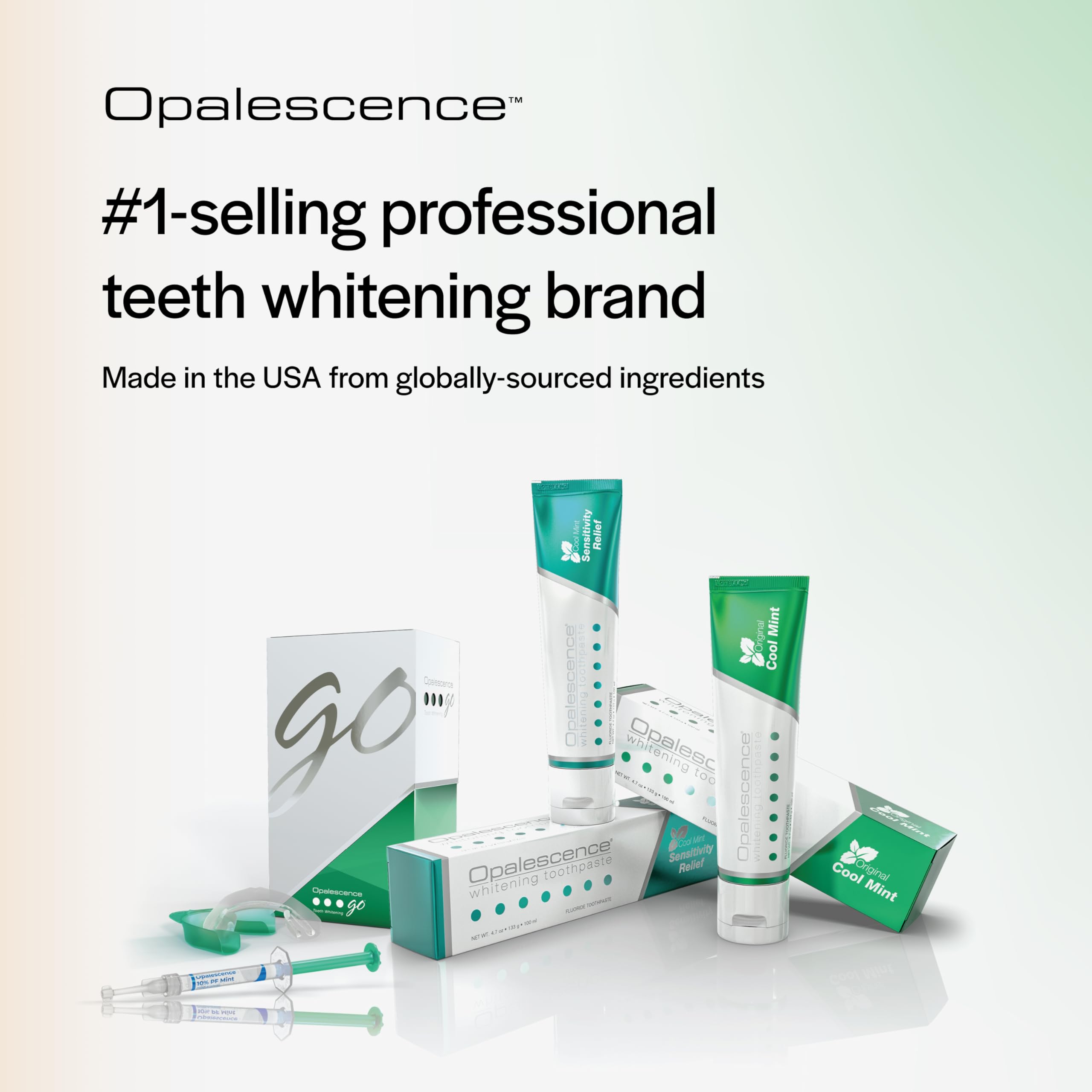 Opalescence 10% Teeth Whitening Kit - Gel Syringes Refills - Low Sensitivity (4 Syringes) - Carbamide Peroxide - Made in the USA by Ultradent 5211-2