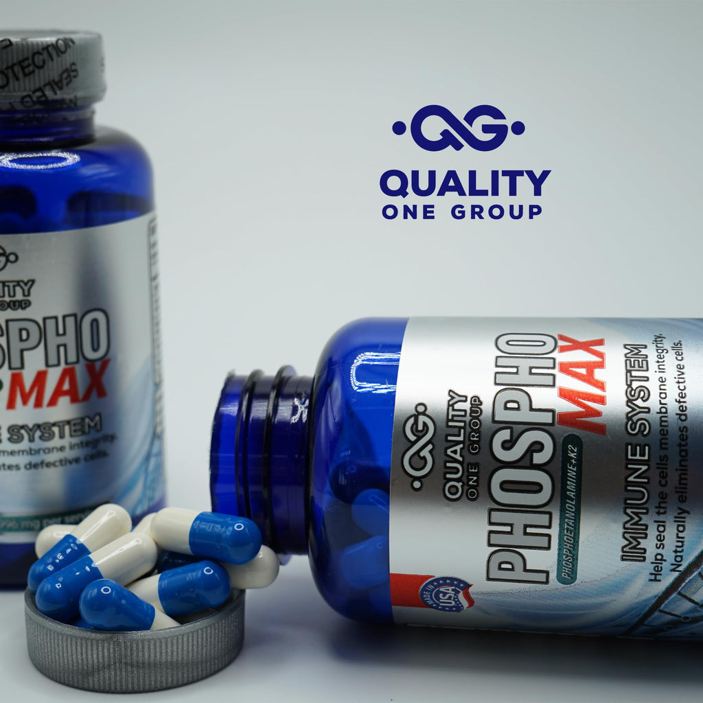 Phosphomax - Fosfoetanolamina - Unique Blend of Phosphoethanolamine to Boost Your Immune System- Natural Fosfoetalonamina, 26 Years of Researched Formulation