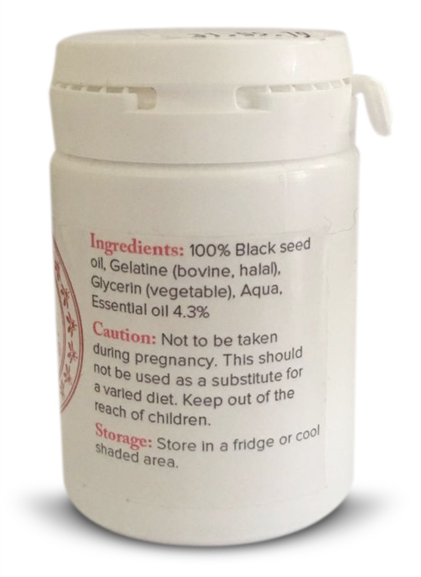 The Blessed Seed Strong Black Seed Oil Capsules 60x500g Capsules
