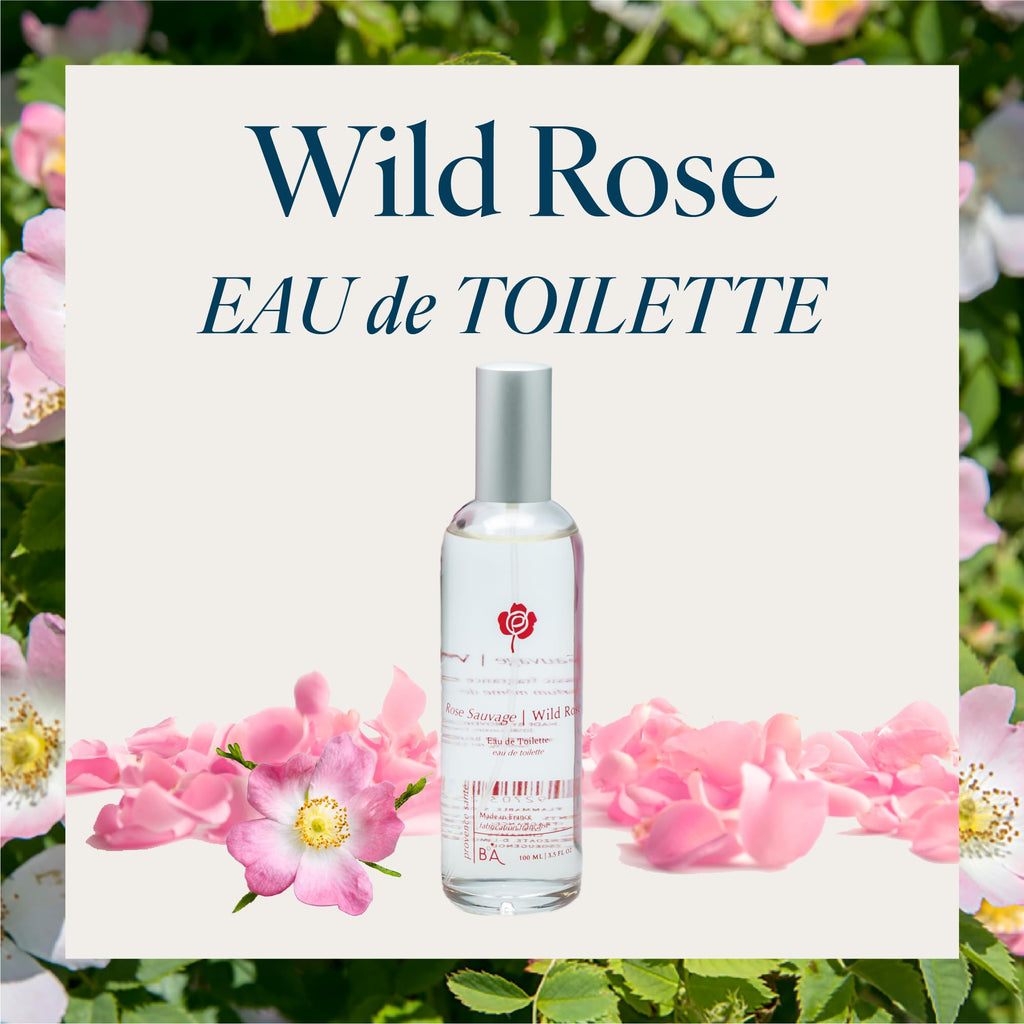 Provence Sante Eau de Toilette Spray - Luxury Long-Lasting Fragrance - Wild Rose Scent - Elegant Perfume Gift - Made in France - 3.5 Oz