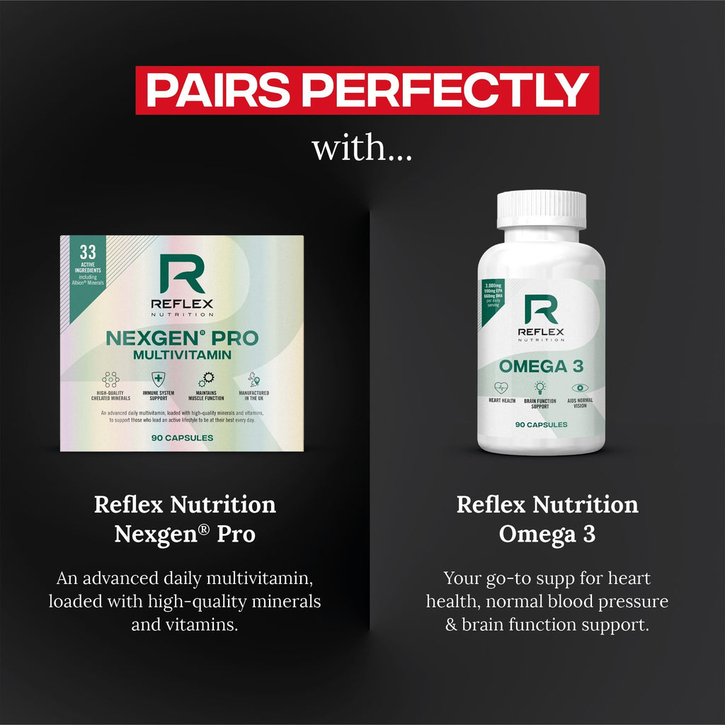 Reflex Nutrition Zinc Matrix - Magnesium, Zinc, Vitamin B6, Boron & Copper Supplement - Fatigue and Tiredness Supplements - Normal Muscle Function - Support Metabolism and Immune System (100 Capsules)