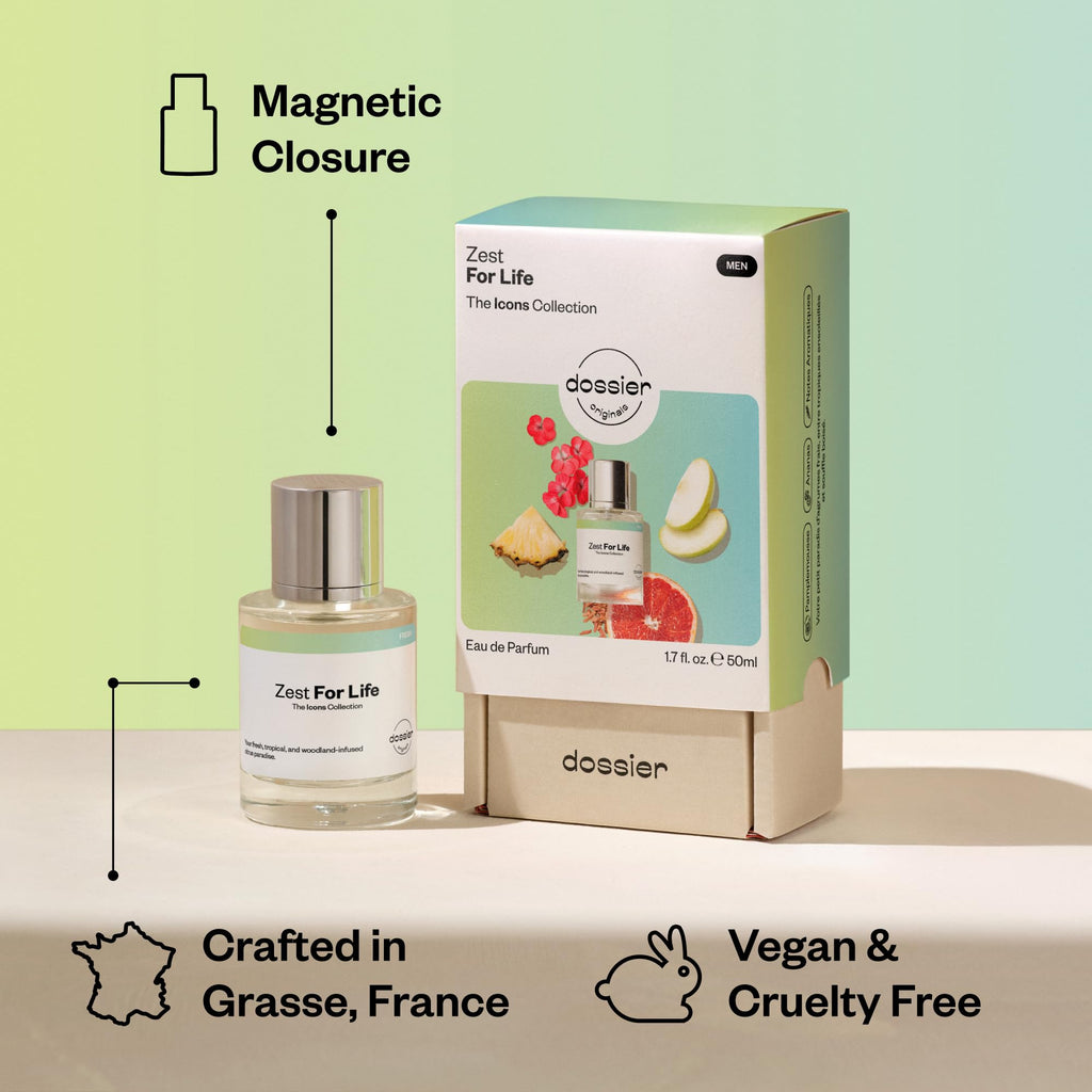 Dossier - Originals - Zest for Life - Eau de Parfum - Long-Lasting Bright Citrus Fragrance - Unisex - 1.7 fl oz (50ml)