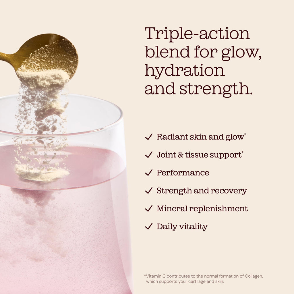 Free Soul CreaGlow | Marine Collagen + Creatine + Electrolytes | Raspberry