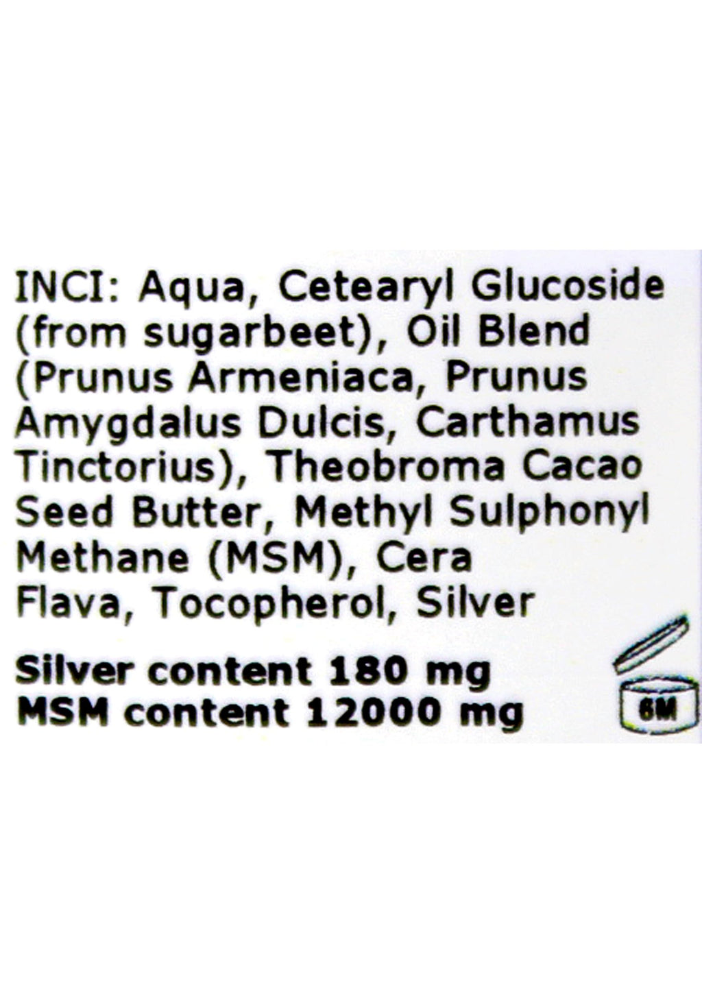 argentum plus - Colloidal Silver-MSM Cream 15 ml