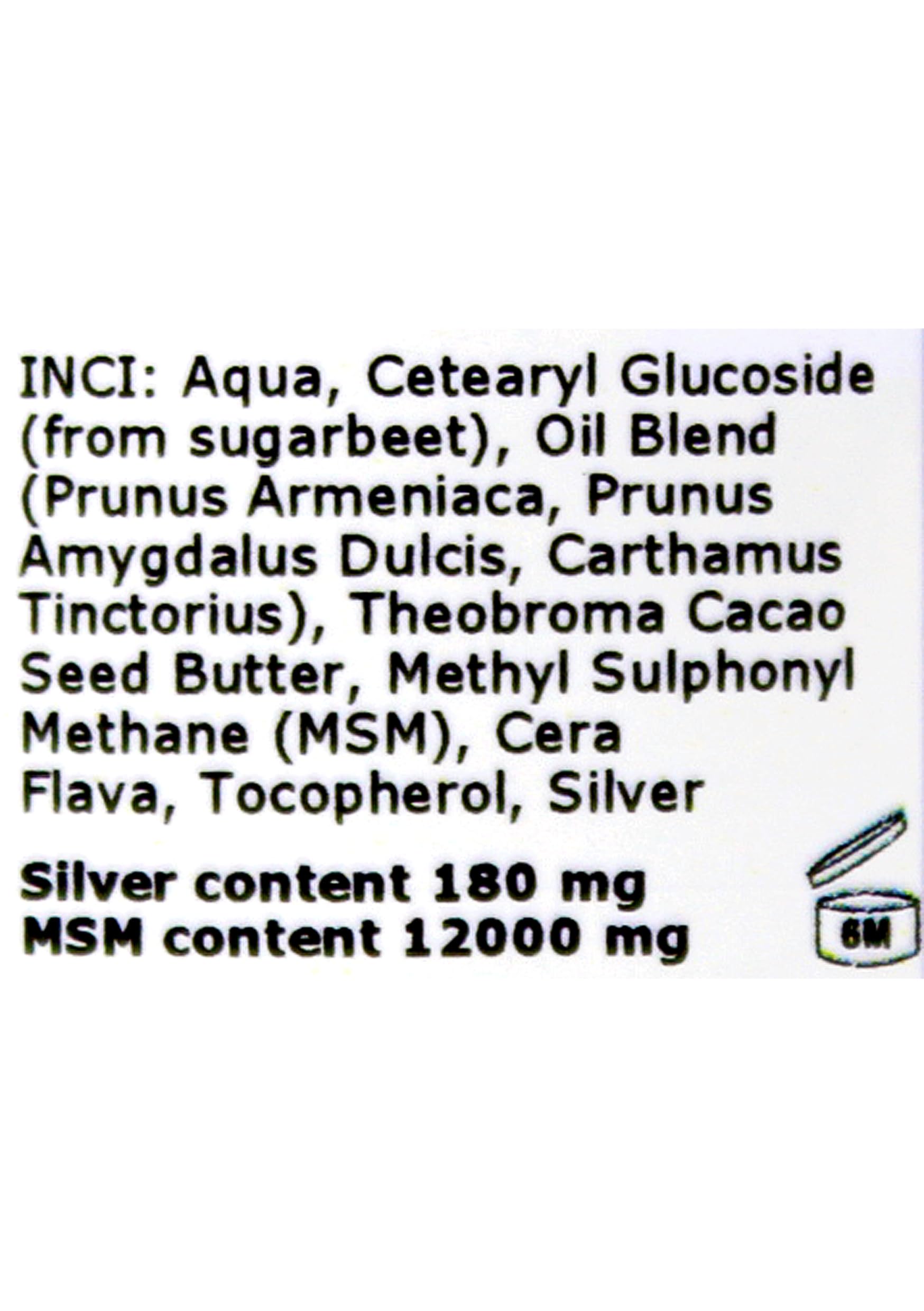 argentum plus - Colloidal Silver-MSM Cream 15 ml