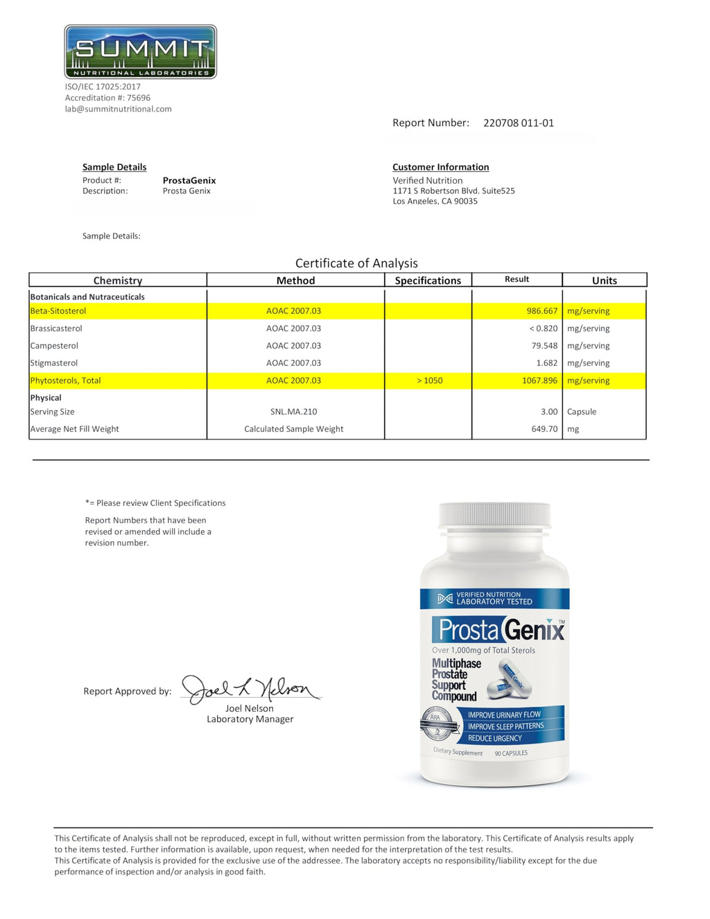 ProstaGenix Multiphase Prostate Supplement -5 Bottles - Over 1 Million Sold - End Nighttime Bathroom Trips, Urgency, Frequent Urination.
