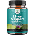 Natures Craft Liver Cleanse Detox & Repair - Herbal Liver Support Milk Thistle Supplement - Silymarin Milk Thistle Supplements with Dandelion Root, Choline, Beetroot & Artichoke Extract - 90 Count