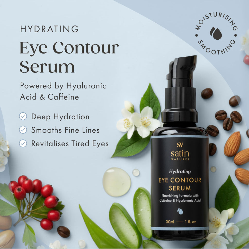 Satin Naturel Eye Cream with Hyaluronic Acid, Taurine & Vitamin E 30 ml