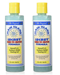 Maui Island Secret Burn to Brown Formula, Aloe Sunburn Relief Gel Soothing & Hydrating - Instant Cooling with Menthol & Tea Tree Oil 8 Oz. 2 Pack