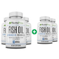 NutraPrice Fish Oil 2000 mg Omega-3 Fatty Acids EPA and DPA, Daily Supplement for Men and Women, Advanced Formula to Support Heart, Eye, Bone, Joint Health, Made in USA, 60 Soft Gel Capsules (5pk)