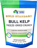 Grassland Nutrition Organic Bull Kelp Crunch (Durvillaea potatorum) 3.5 OZ - Natural Iodine for Thyroid Support, sustainably Wild harvested, No GMOs and Vegan Friendly