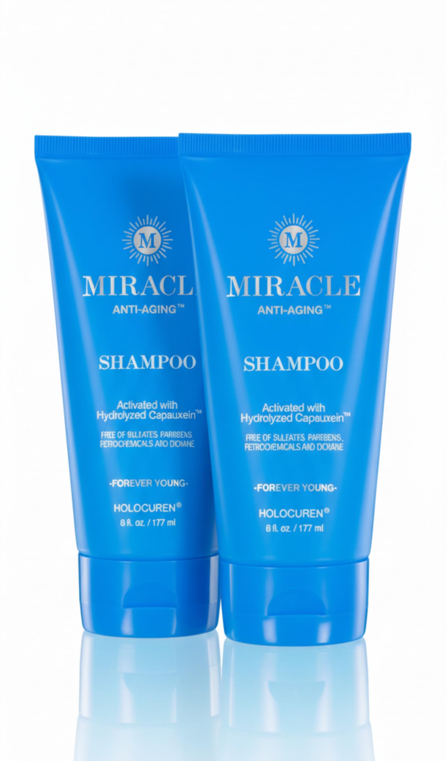 Miracle Anti-Aging Capauxein Hair & Follicle Therapy Shampoo, 2-Pack