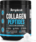 AMPLICELL Multi Collagen Peptides Powder for Men & Women, 41 Servings