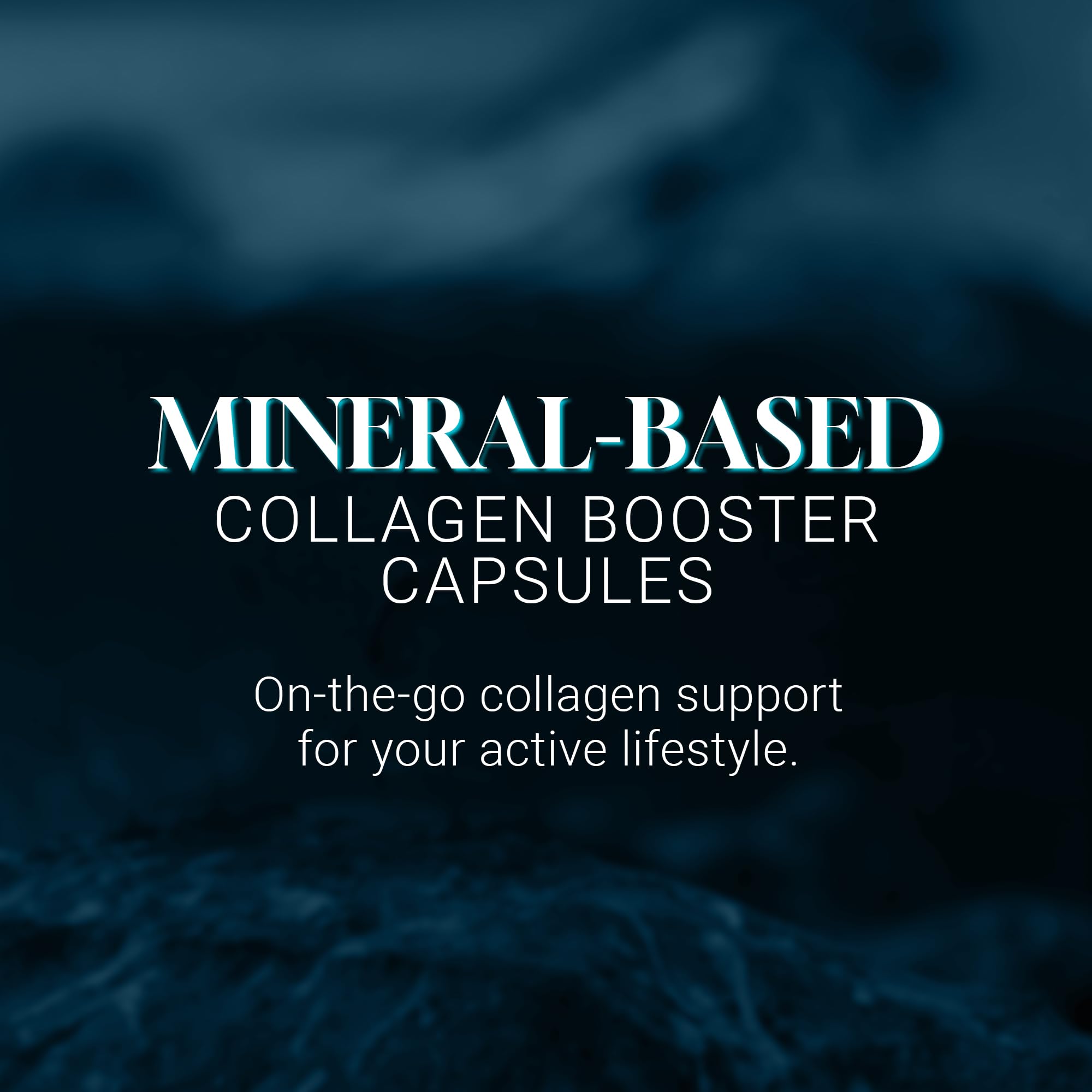 Living Silica ORGONO Mineral-Based Collagen Booster Capsules | Silica-Based | Supports Collagen & Elastin for Joint & Bone Support, Glowing Skin, Strong Hair & Nails | 120 Capsules