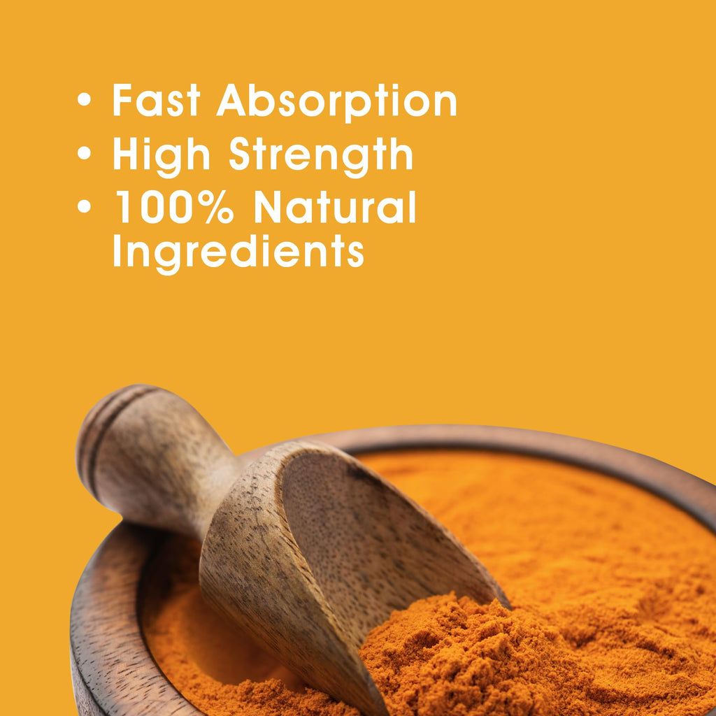 Turmeric Capsules 2000mg | Ginger & Black Pepper | Joint Support