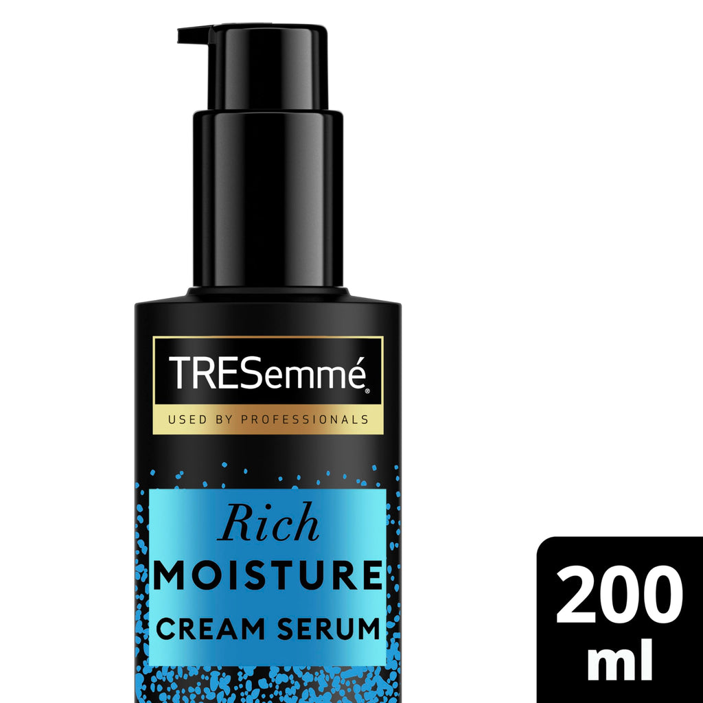 TRESemmé Rich Moisture Leave-In Cream Hair Serum hair treatment with Hyaluronic Acid for up to 3x extra smoothness* & all-day hydration 200 ml
