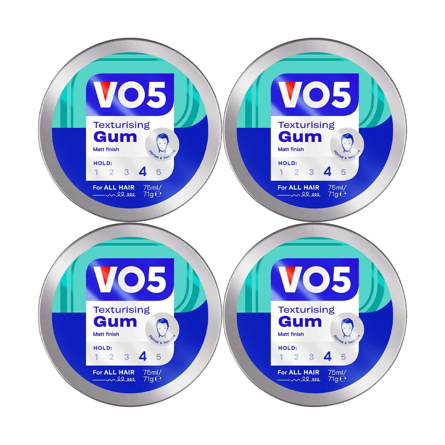 VO5 Extreme Style Texturising Gum 75ml Case of 4 by OV