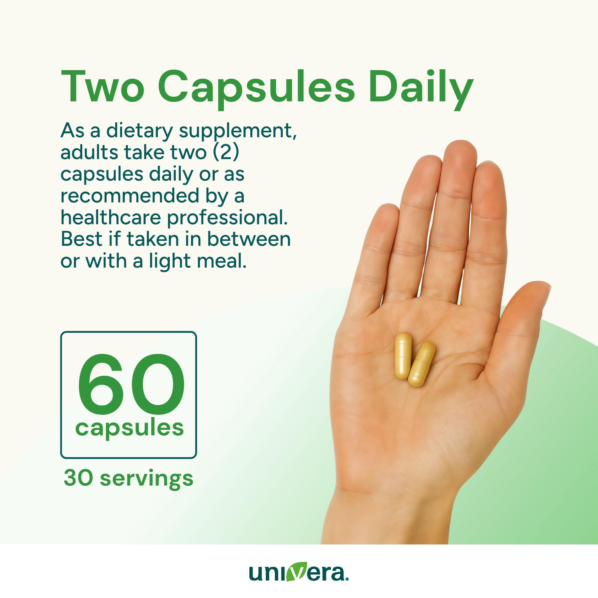 Univera Probiotics, Probiotics and Prebiotics 30 Billion CFUs with Organic Aloe Vera -14 Strains, Digestive Enzymes for Adults - Vegan, AloeBiotics, 60ct.
