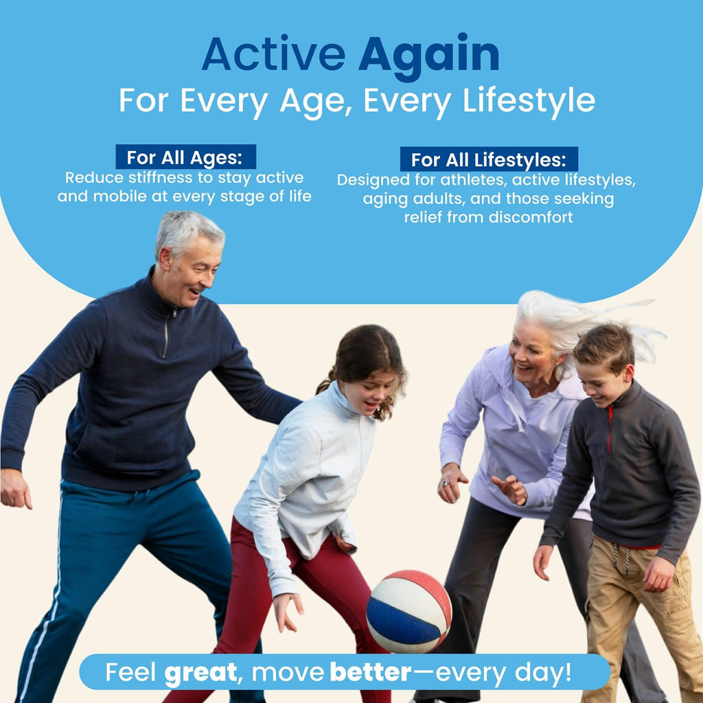 Active Again Hope Science Joint & Muscle 90 Softgels | for Joint Health and Mobility, Muscle, Back, Knee, Shoulder | Long Term Results | Made in USA