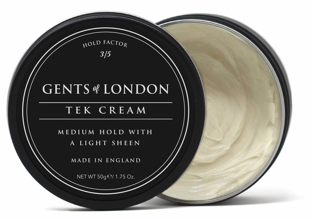 GENTS OF LONDON Tek Wax, Medium Hold, Subtle Shine, Shape & Thickening, Gift For Men 2.6 Oz.