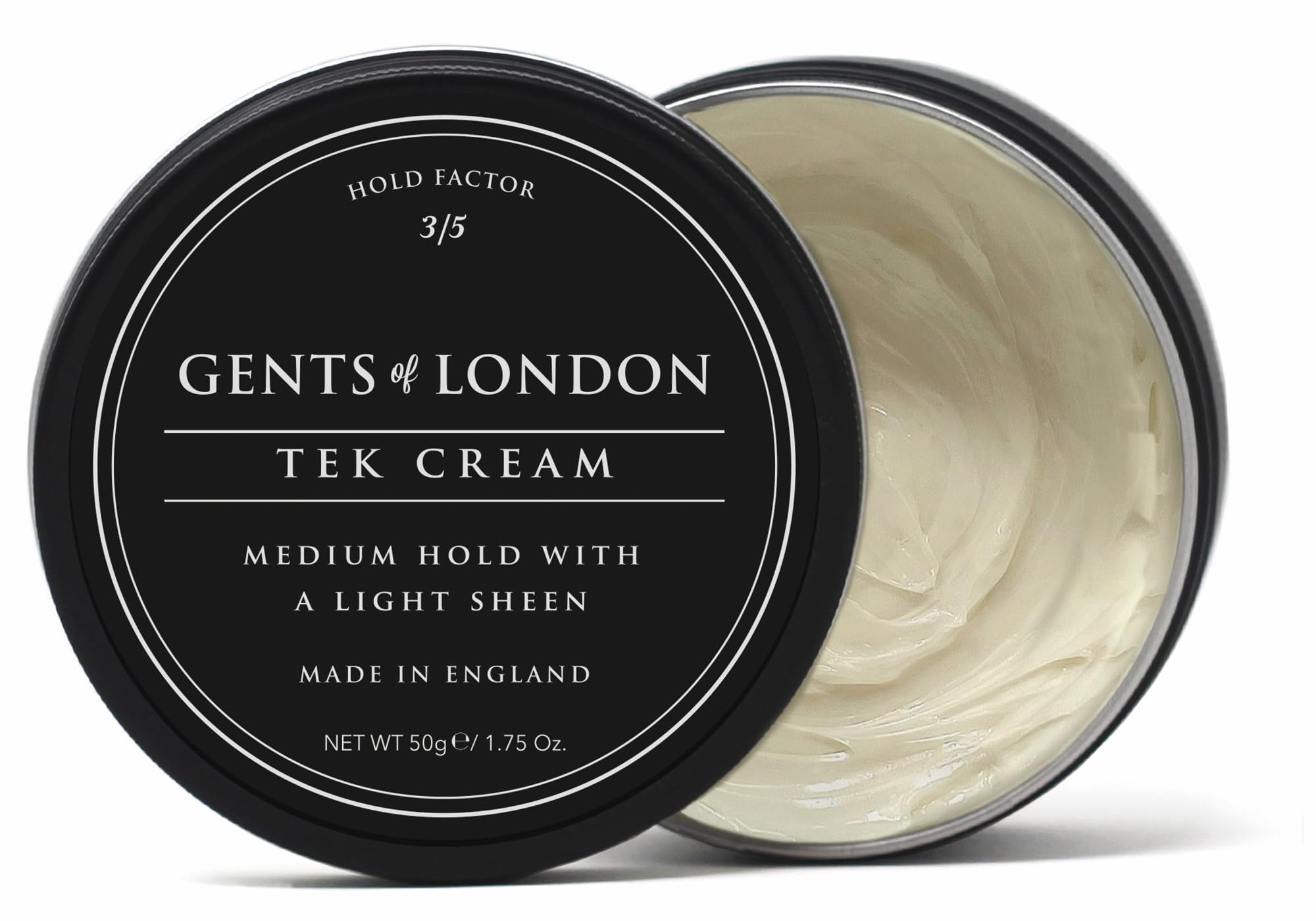 GENTS OF LONDON Tek Wax, Medium Hold, Subtle Shine, Shape & Thickening, Gift For Men 2.6 Oz.