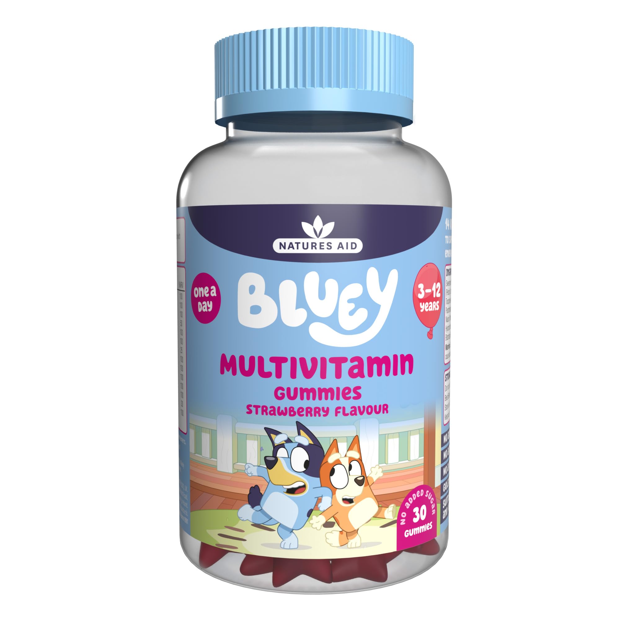 Bluey Kids Multivitamin Gummies for Children – 30 Vitamin Gummies