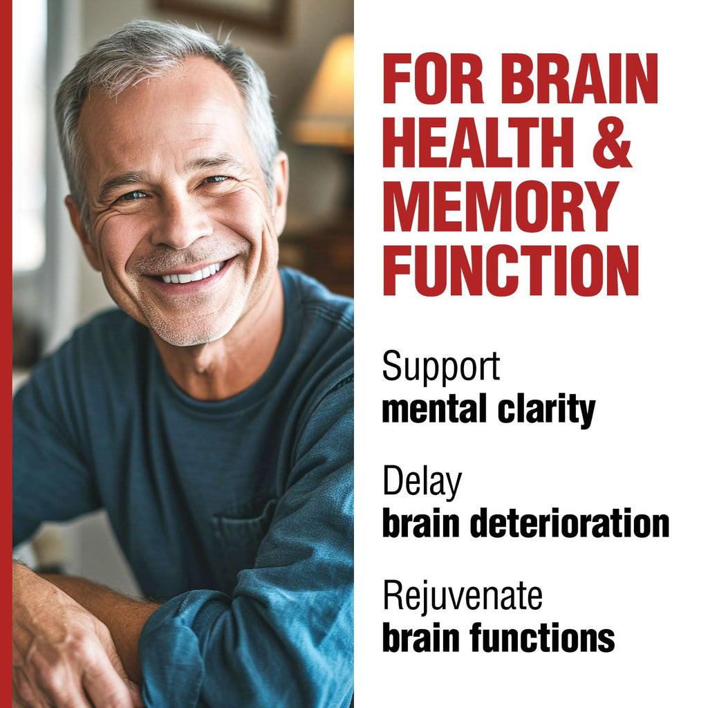 LABO Nutrition NeuroREGAIN - Scallop-derived PLASMALOGEN for Brain Deterioration, Memory, Alertness, Learning, Concentration and Other Cognitive Functions – Suitable for Seniors, Adult Men & Women