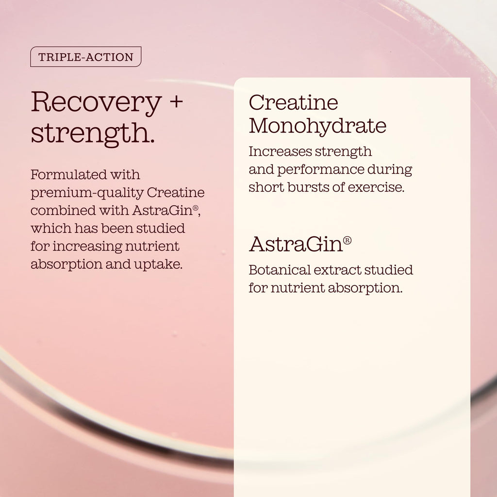 Free Soul CreaGlow | Marine Collagen + Creatine + Electrolytes | Raspberry
