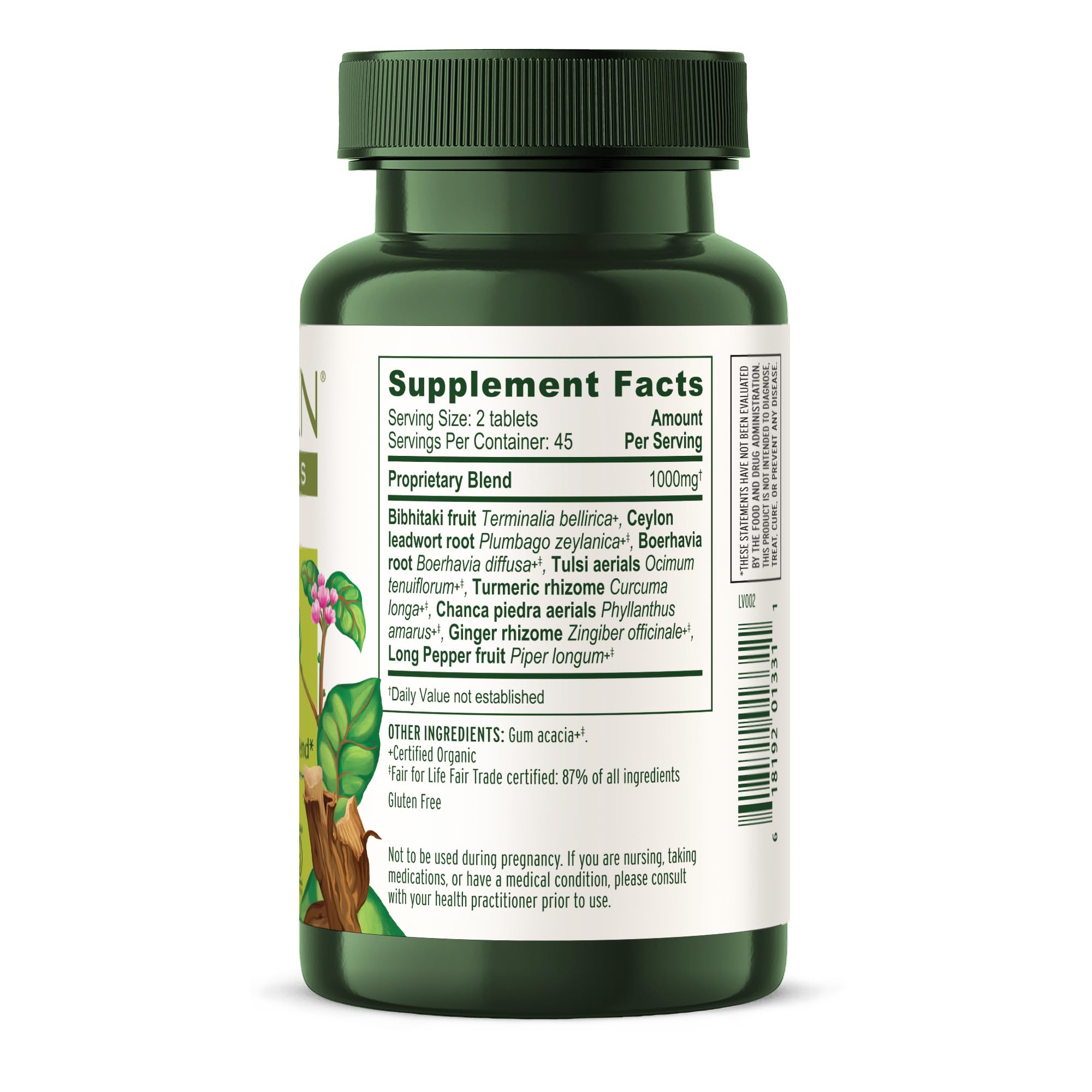 Banyan Botanicals Organic Healthy Kapha – Warming & Invigorating Herbal Supplement – Supports Systemic Movement, Physical Energy & Circulation – 90 Tablets – USDA Organic