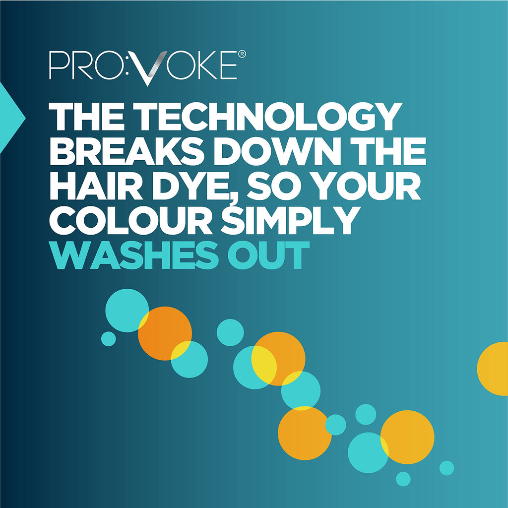 PROVOKE Hair Colour Remover, Max Strength Removes Permanent Hair Dye, For Multicoloured Hair Dye Removal; Ammonia-free & Bleach-Free Formulation