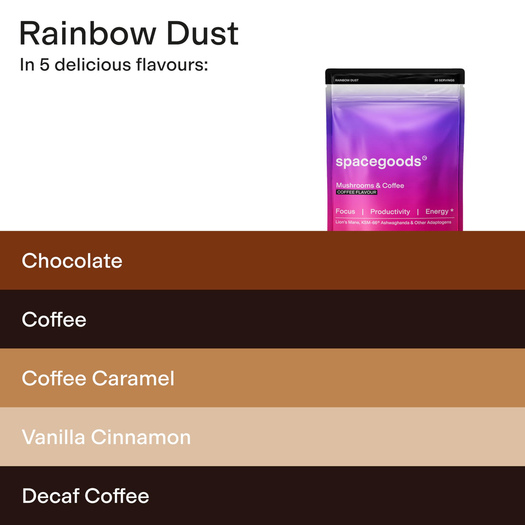 Spacegoods Rainbow Dust 7 Day Sachet Pack | Coffee