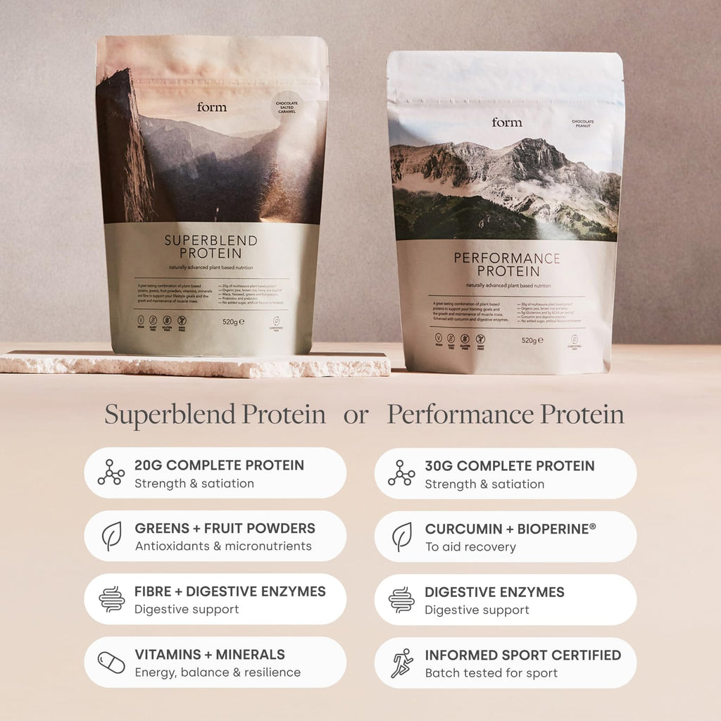 Form Superblend - Vegan Protein Powder, 20g Plant Protein (Vanilla)