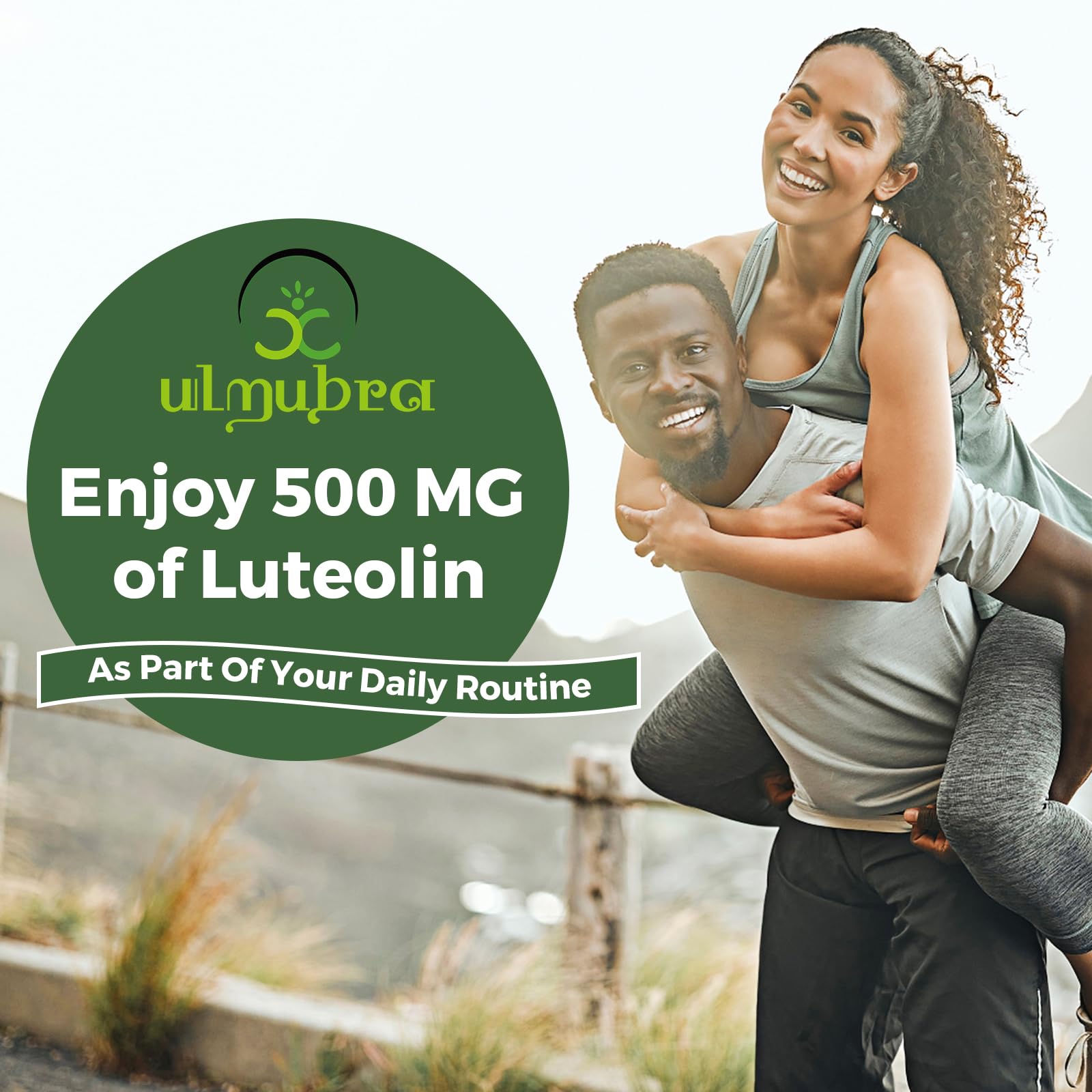 Ulmubra Liposomal Luteolin 500MG, Maximum Absorption, Potent Flavonoid, 120 Softgels, Luteolin Supplement, Non-GMO, Gluten Free