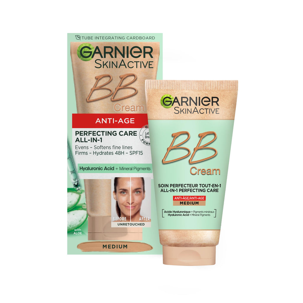 Garnier SkinActive Anti-Age BB Cream in Shade Medium, SPF15, 50ml