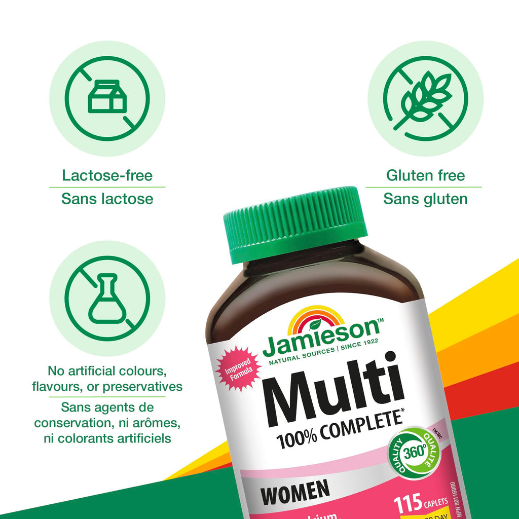 Jamieson 100% Complete Multivitamin for Women