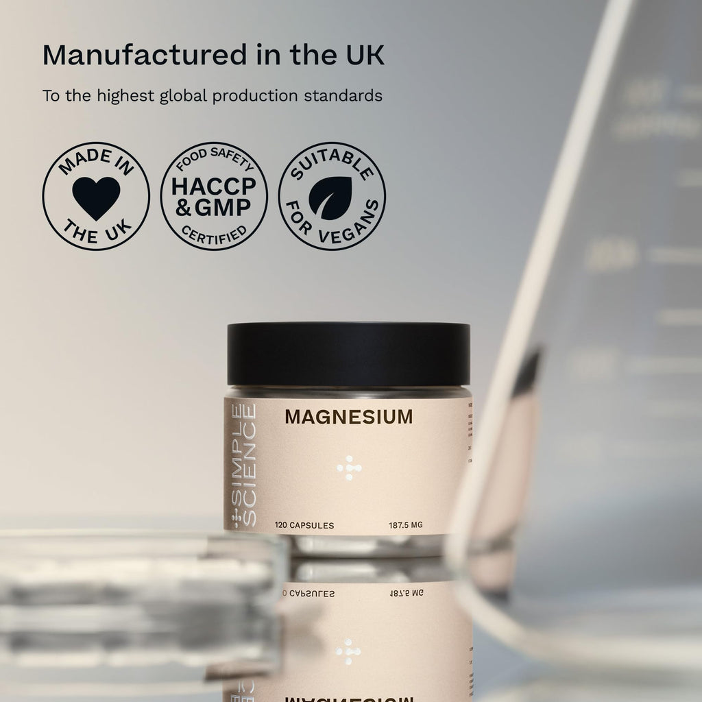 Simple Science Alpha GPC 600mg in One Capsule | 60 Capsules = 60 True Servings | Lab Tested Choline Supplement | Nootropic for Focus, Memory and Cognitive Function | Made in the UK