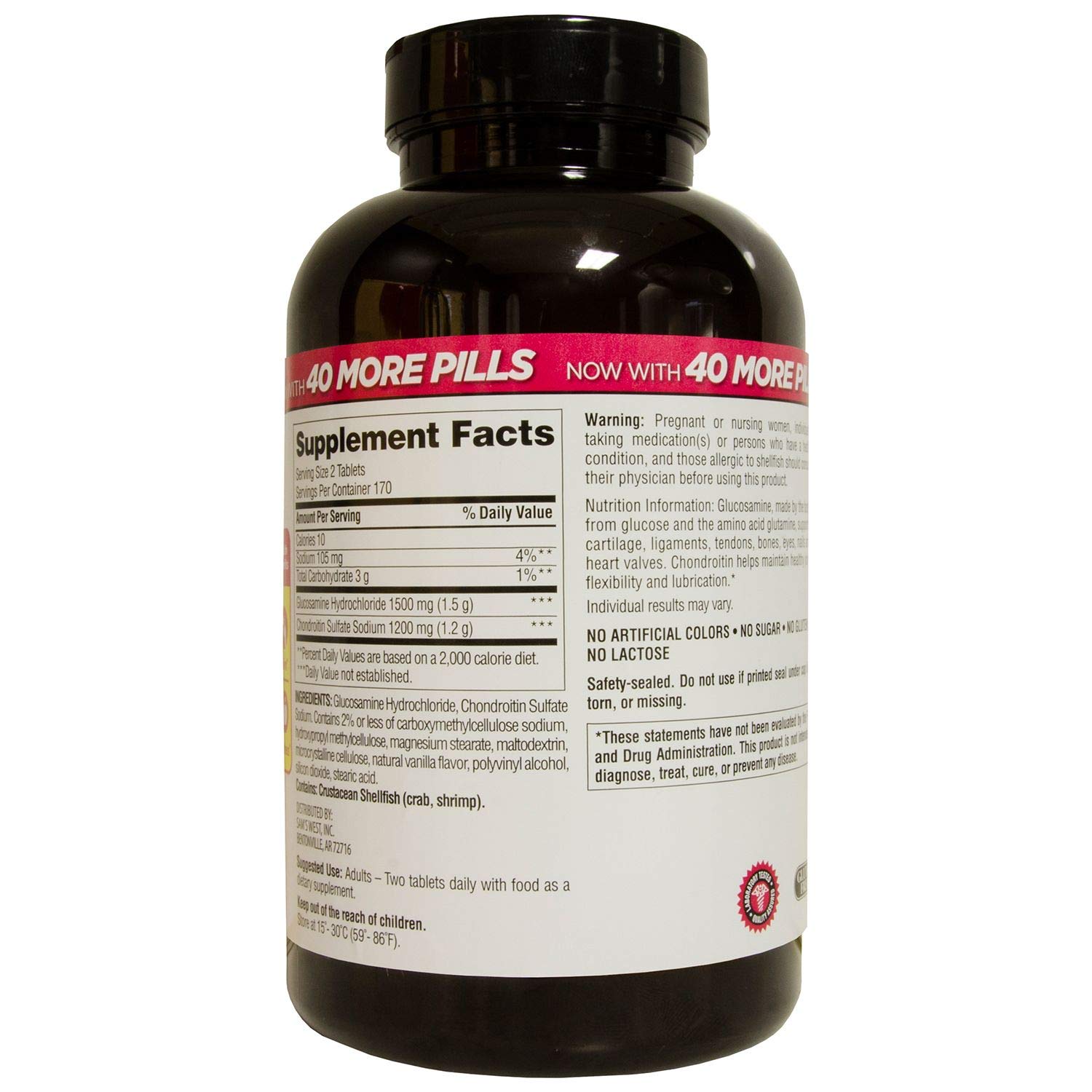 Members Mark Triple Strength Glucosamine Chondroitin (340 Count)