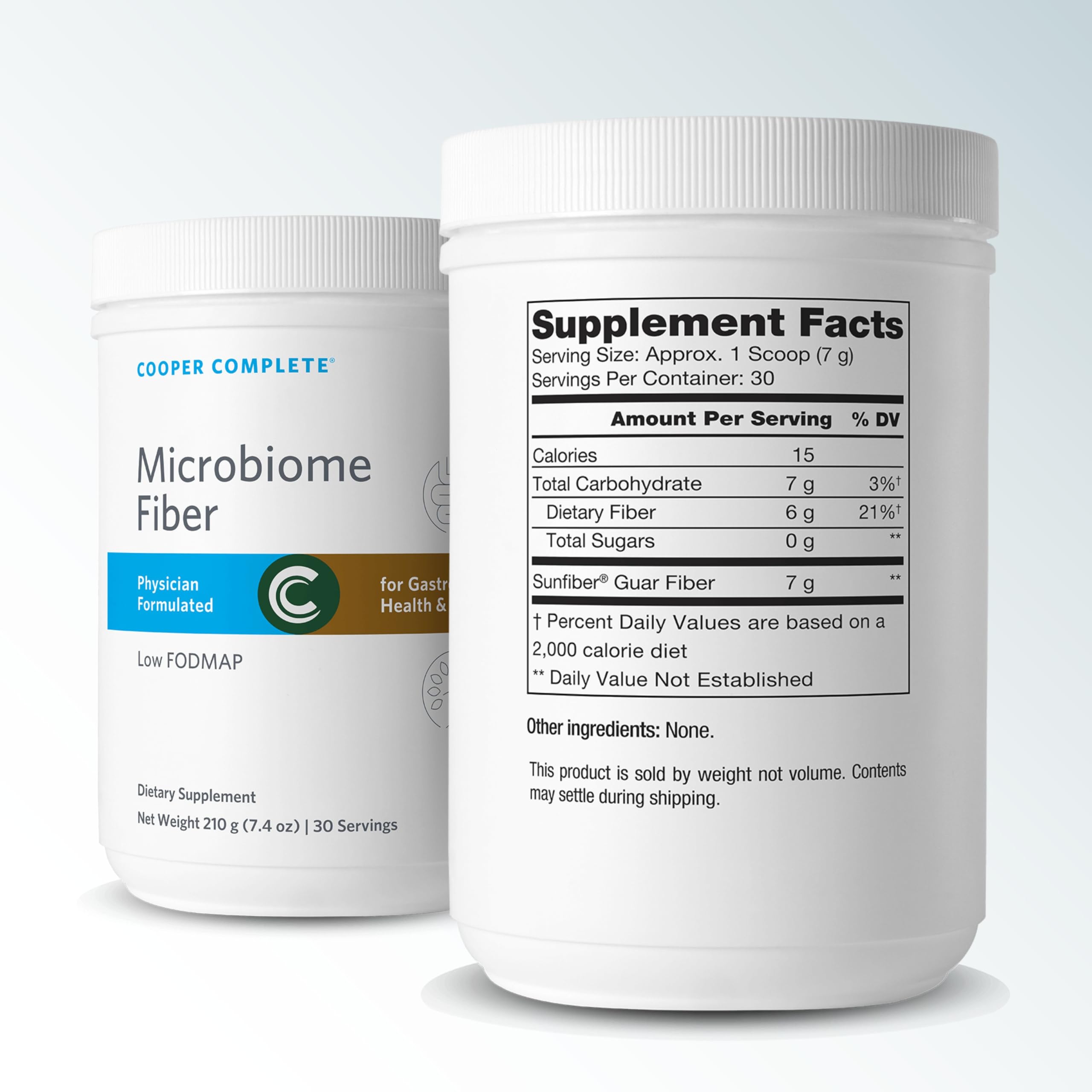 Cooper Complete Soluble Prebiotic Fiber Powder (Sunfiber®), 30 Servings