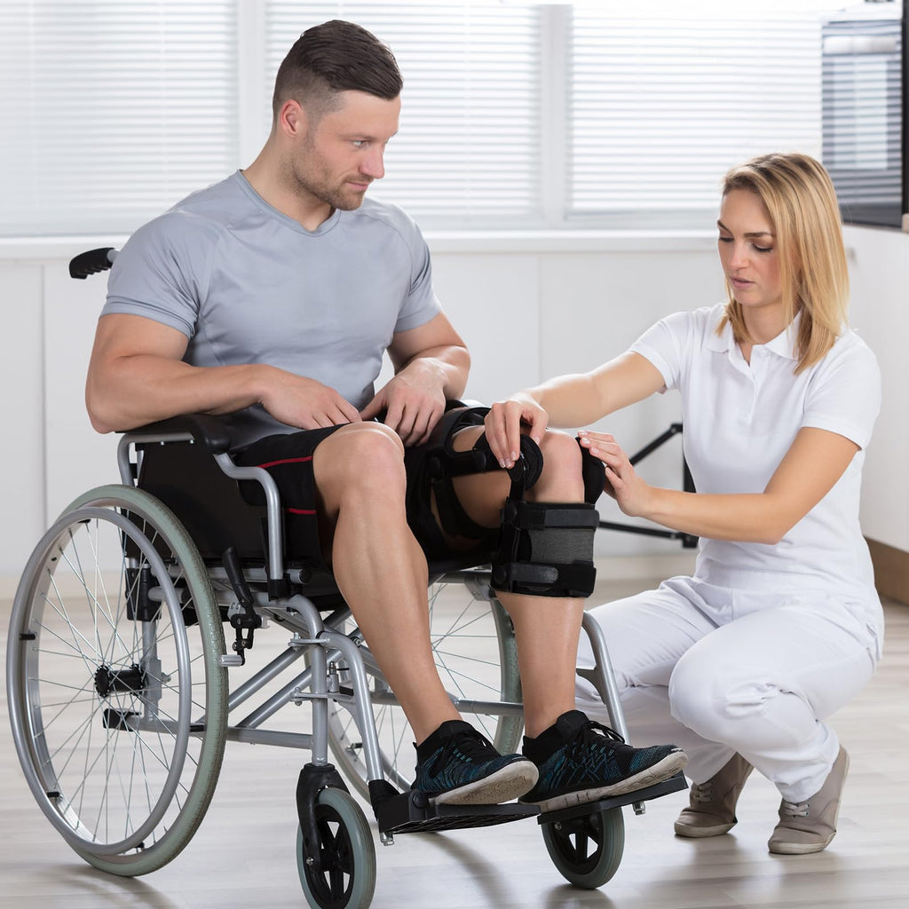 Foilswirl 3 Pcs Anti Slip Strap Knee Brace Support Anti Slip Strap to Prevent Skin Chafing and Slipping with Knee Brace to Prevent Skin Chafing and Slipping