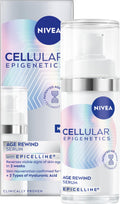 NIVEA Cellular Epigenetics Age Rewind Face Serum with Epicelline – Advanced Anti-Age Face Serum, 30 ml – Hydrating & Firming Formula for Smoother, More Youthful-Looking Skin