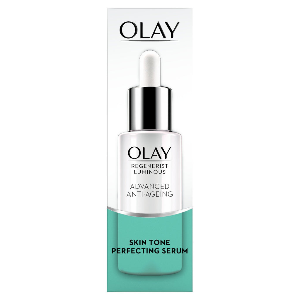 Olay Regenerist Luminous Face Serum, Anti Aging Skin Tone Perfecting Serum With Niacinamide 40 Ml, A Youthful Glow & Even Skin Tone