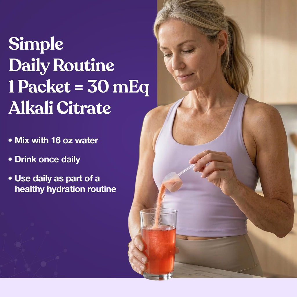 Stone Stopper Drink Mix, Tropical, Kidney Stone Prevention, Calcium Oxalate Protector, Alkali Citrate Support, Developed by Urologists to Improve Hydration and Support Kidney Health, 30 Day Supply
