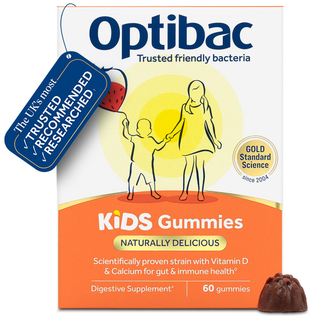 Optibac Kids Gummies - Friendly Bacteria for Kids - 60 Vegan Gummies