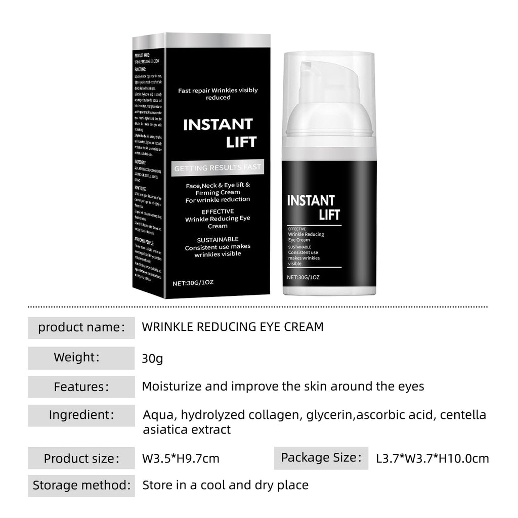 Instant Lift Plus - Face Lift,Instant Eye Lift Cream for Puffiness and Bags Under Eyes,Instant Wrinkle Serum,Available on Face,Eye and Neck,Tightens Delicate Skin