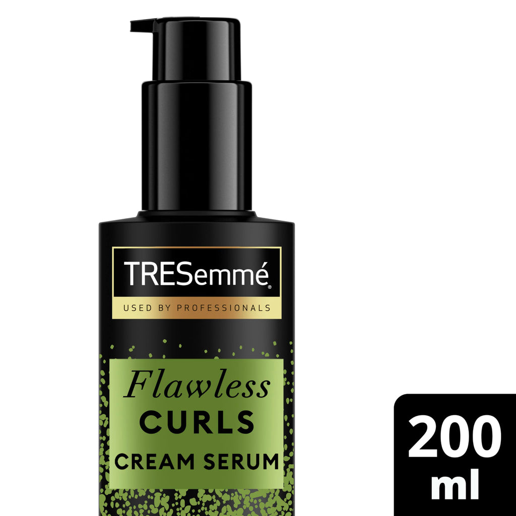 TRESemmé Flawless Curls Leave-In Cream Hair Serum hair treatment with Coconut Oil & Ceramide for deep nourishment & up to 72-hour curl definition 200 ml