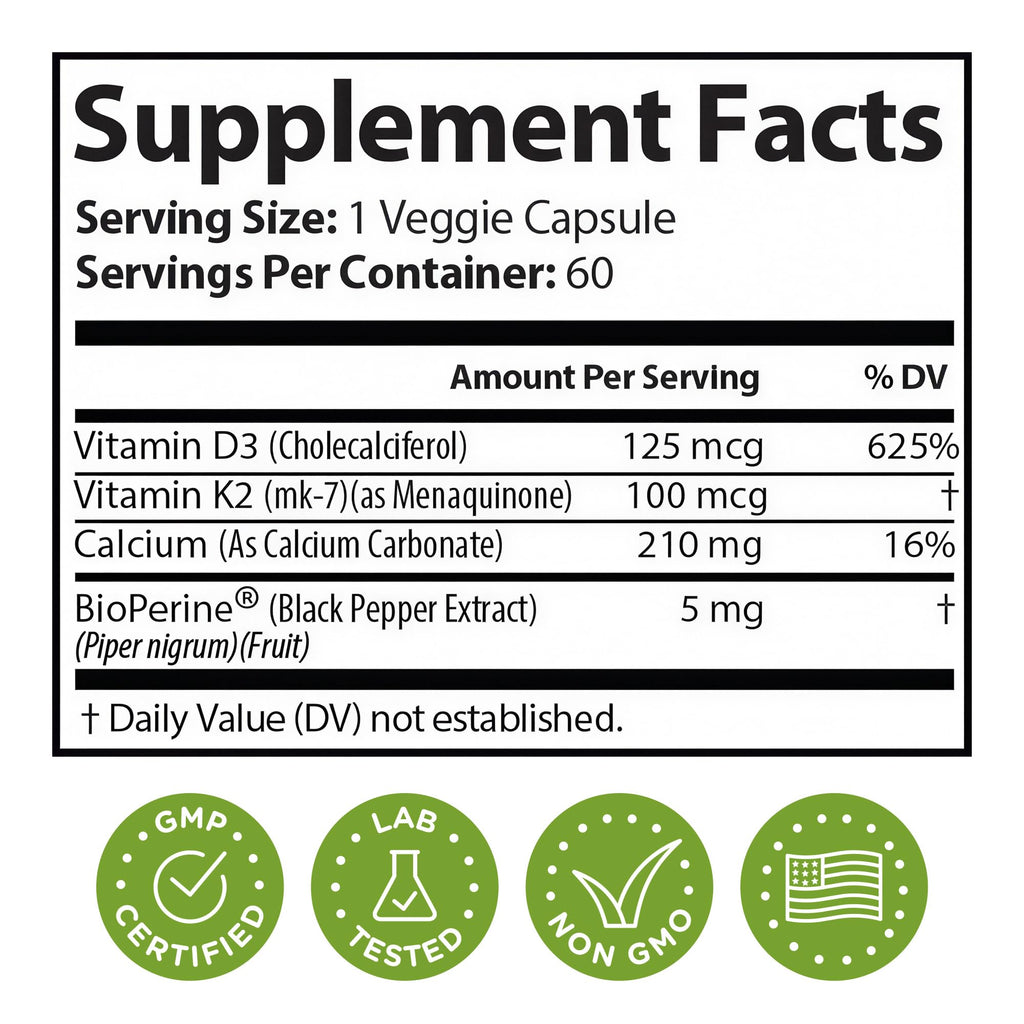 CRYSTAL PEAKS NUTRITION Vein & Artery Supplement - Blood Flow Supplement with Calcium - Blood Circulation Support for Men, Women - Circulation and Vein Support - 60 ct