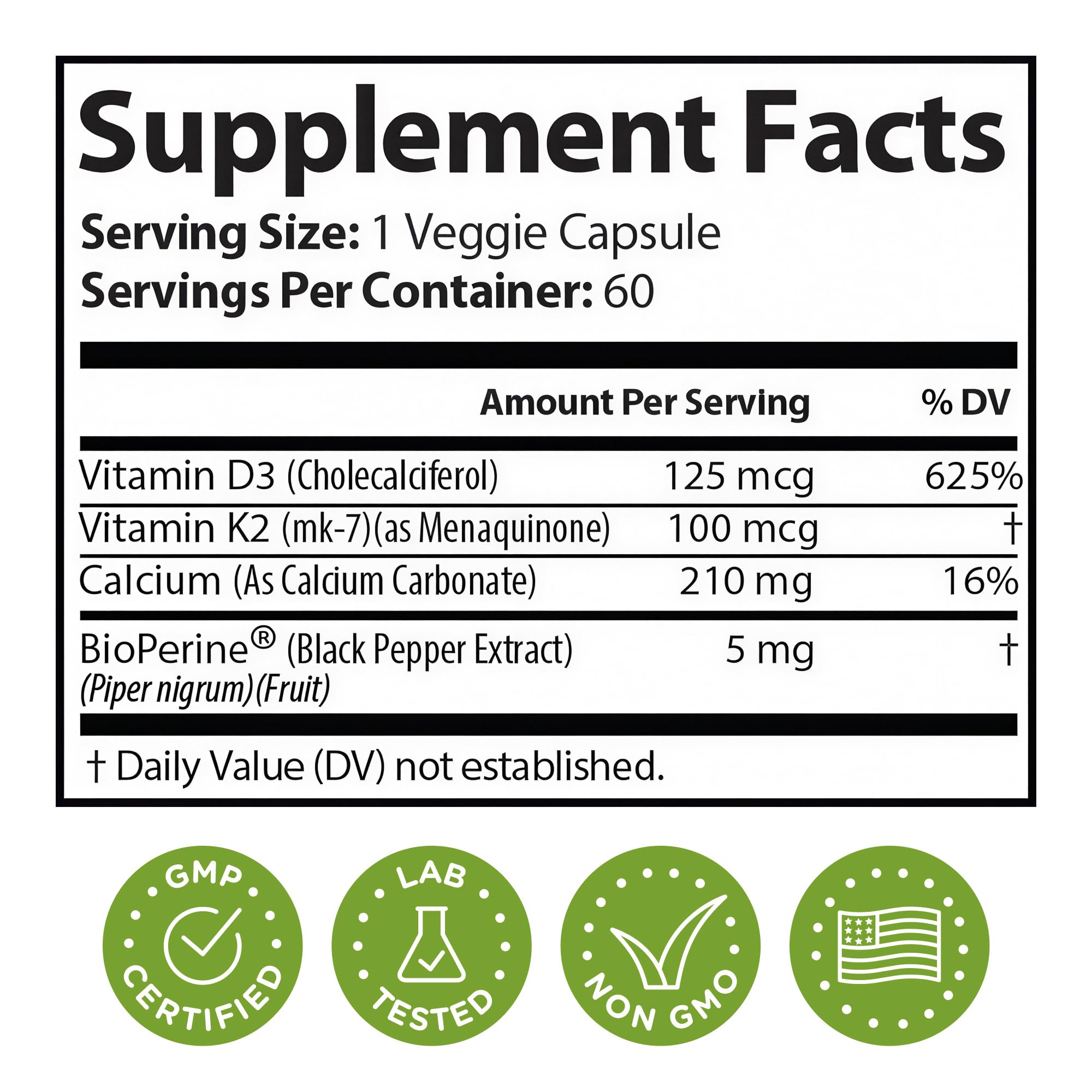 CRYSTAL PEAKS NUTRITION Vein & Artery Supplement - Blood Flow Supplement with Calcium - Blood Circulation Support for Men, Women - Circulation and Vein Support - 60 ct