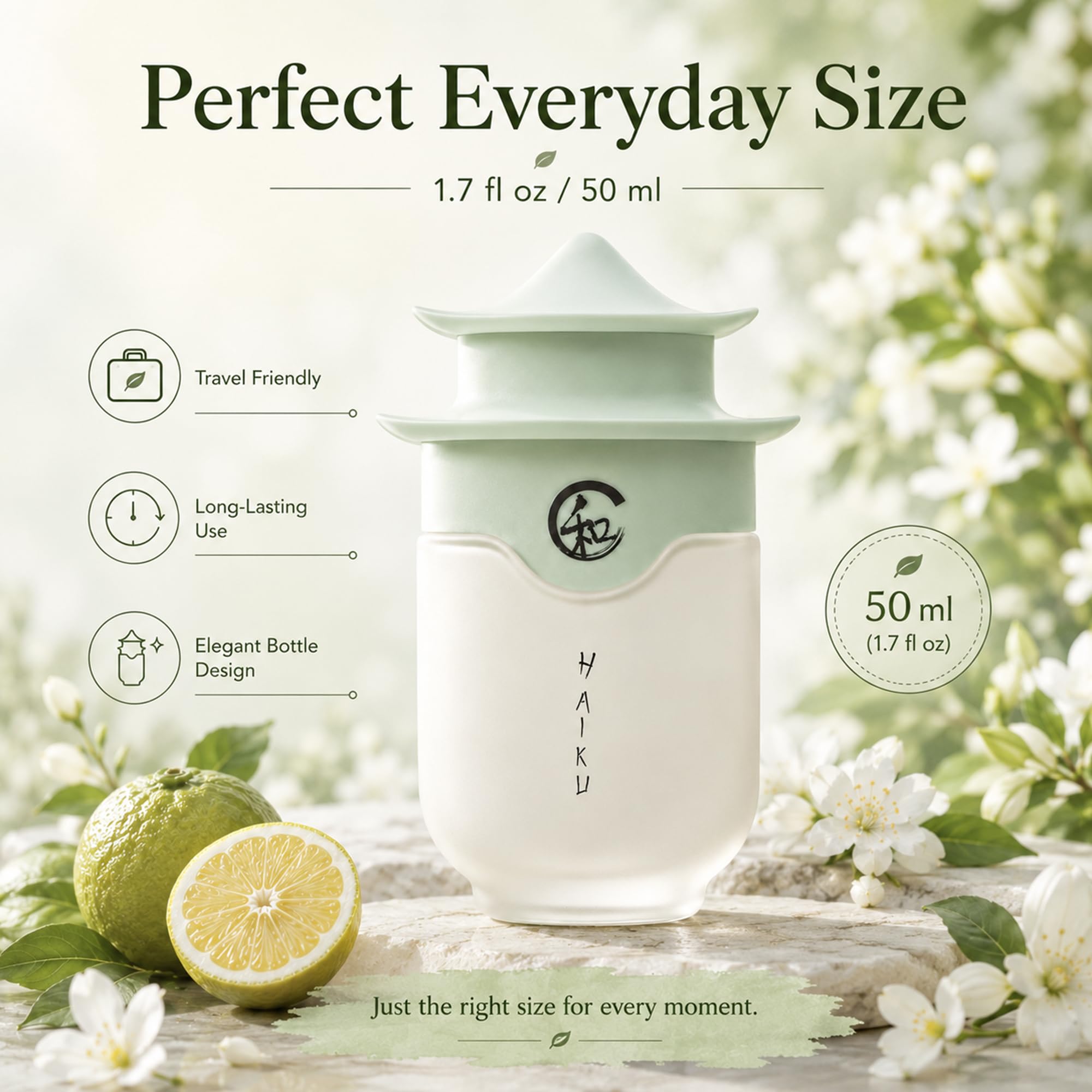 AVON Haiku Eau de Parfum for Women – Nature Inspired Women’s Fragrances – Fresh Green Floral Long Lasting Perfumes for Women with Japanese Yuzu – 1.7 fl oz Womens Signature Perfume for Daily Zen Wear