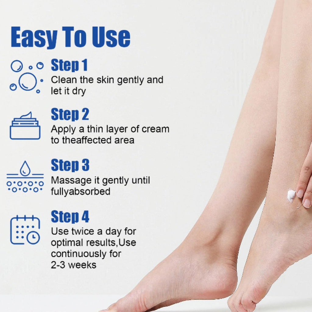 100ml 60% Urea Cream - Cracked Heel Repair Cream For Feet and Hand - Foot Cream for Cracked Heels and Dry Skin - Urea Creams 60 Percent for Feet